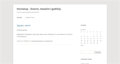 Desktop Screenshot of dnevnihoroskop.org